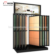 Catching Eyes Of Contractors Home Owners Heavy Duty Floor Mosaic Or Ceramic Tile Display Rack Unit Slide Tiles Display Stand